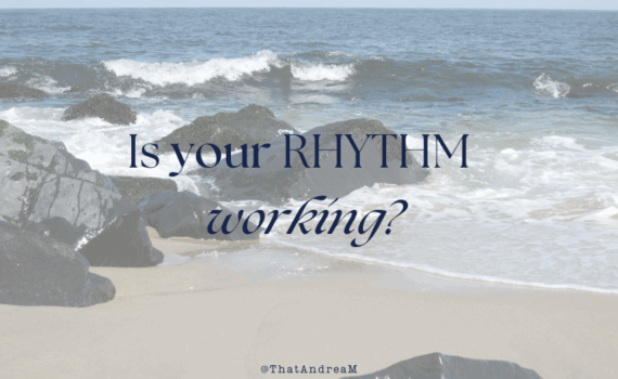 Is your rhythm working?