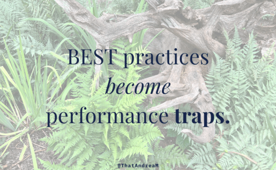 Best practices become performance traps